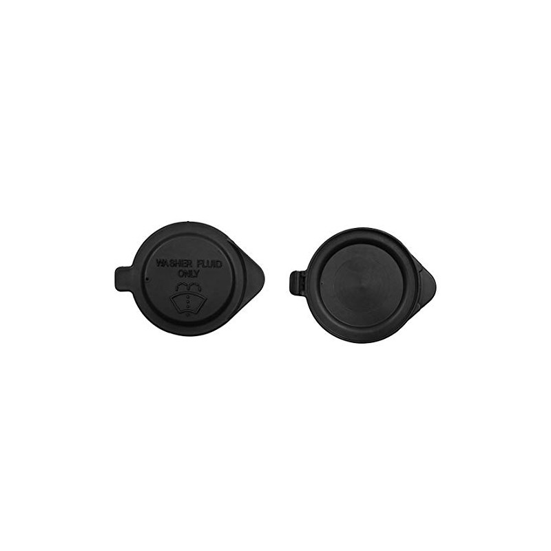 X AUTOHAUX 2pcs Black Plastic Auto Windshield Wiper Washer Bottle