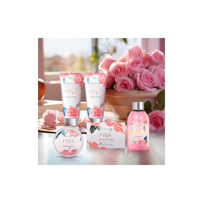 Body Earth Caja Regalo Mujer Bath Spa Juego Piezas Lujo