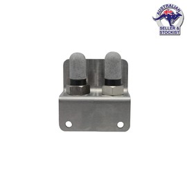 Universal 2 Port / 2 Point Diff Breather Kit black for Toyota Hilux Landcruiser Prado Nissan Navara Mitsubishi Triton Pajero BT-50 and more