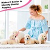 BOUMUSOE 18 Pcs Puppy Collars for Litter Adjustable Puppy Whelping