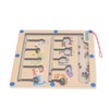 Magnetic Color and Number Maze Board Early Education Wooden Matching