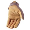 Women's Breathable ComfortHyde Leather Hybrid Work Gardening Gloves, Medium (Wells