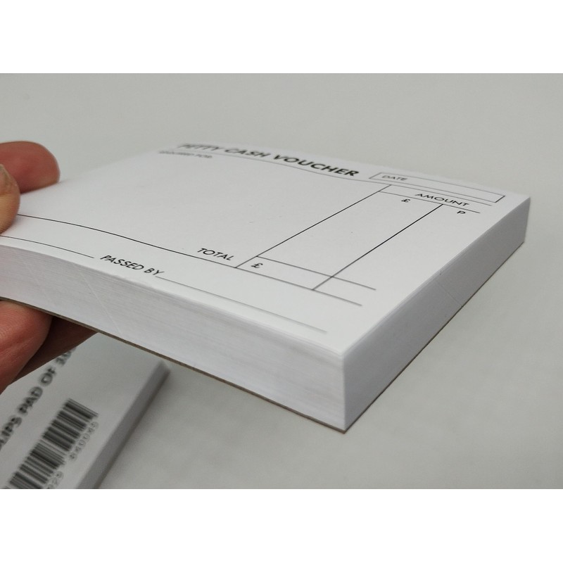 6 x Petty Cash Voucher Pads of 100