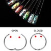 100 PCS False Nail Sticks Fan-Shaped Nail Art Tips Nail