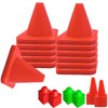 Versatile Heavy Duty 6in Agility Training Cones for Soccer, Football,