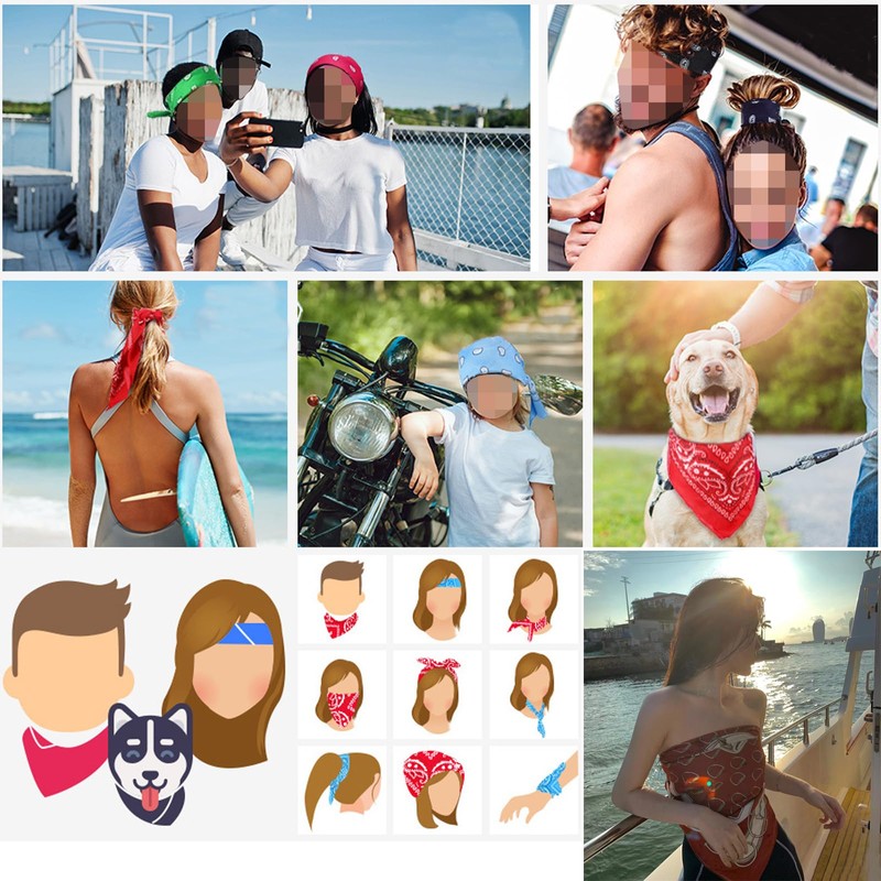 CHCYWJGJ 27" Satin Square Silk Like Hair Scarves and Wraps-Square