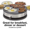 Proctor Silex Electric Crepe Maker with 13” Nonstick Griddle for