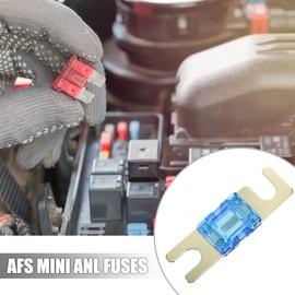 A ABSOPRO AFS Mini ANL Fuse 100A for Car Vehicle Motorcycle Boat Audio CDs Pack of 10