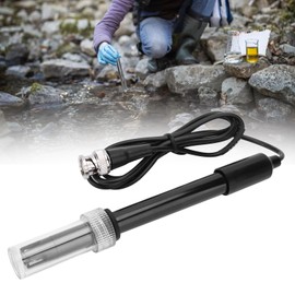 Jadeshay PH Probe, 0-14 PH PH Probe Electrode Aquarium Sensor Pool Meter PH Electrode Probe Professional PH Sensor Probe Industrial Control Accessories