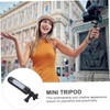 BIUDECO Stainless Steel Mini Tripod Extendable Pole Selfie Stick Tripod