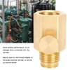 Soda Cylinder Adapter Valve with Switch Female Thread TR21-4 to