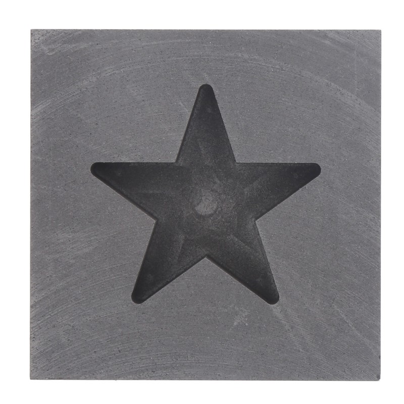 Graphite Casting Ingot Mould Mold Crucible Melting FivePointed Star Mould