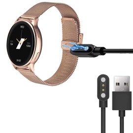 Blueshaweu Charging Cable Compatible with Levowatch F2 Smartwatch - 1.32 Inches, Cable Charger Charging Station for Levowatch F2 Smartwatch (Black)