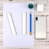 5 Pack Ruler 15cm,Plastic 15cm Rulers,Clear Small Ruler,Rulers for School