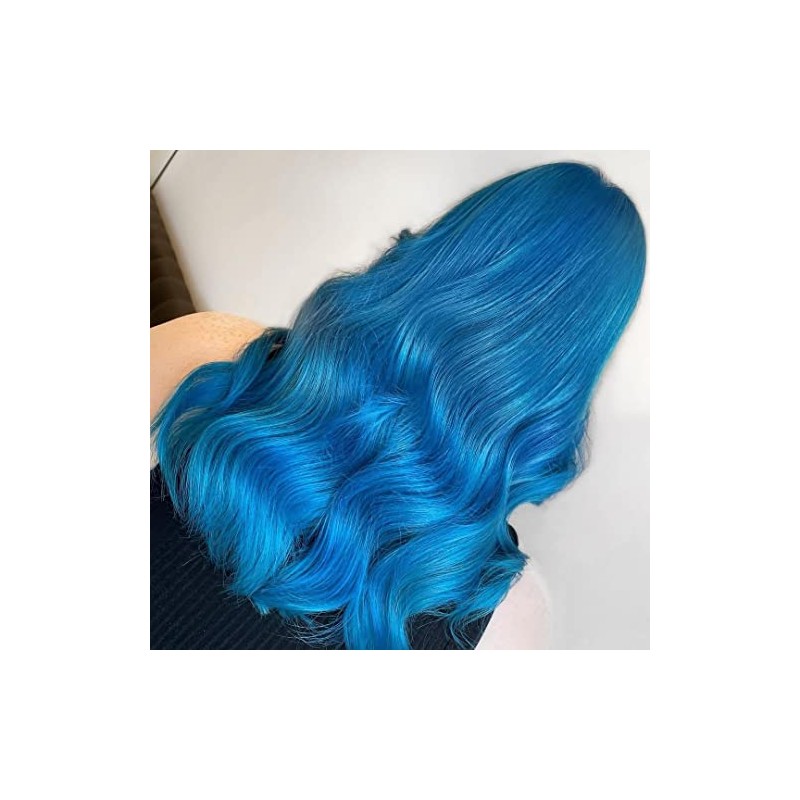 Crazy Color Semi Permanent Hair Color Cream, 150ML (SKY BLUE)