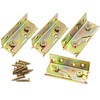 LBY Bed Rail Brackets with Square Screws – Heavy Duty
