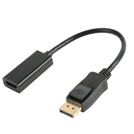 Green-state DisplayPort to HDMI Adapter, DP Display Port to HDMI Converter Male to Female Cord