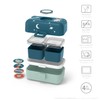 Monbento MB Kids Tresor Graphic Lunch Box, Cosmic Blue