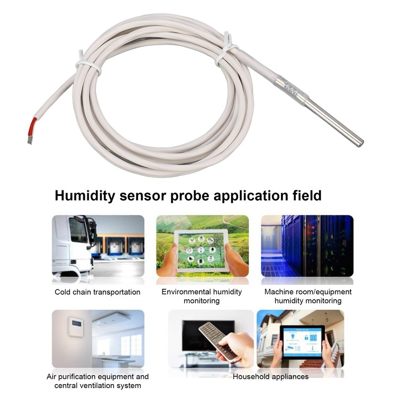 Industrial Humidity Meter Gauge Hygrometer Sensor Probe for Greenhouse Warehouse