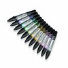 Letraset Metallic Marker Twin Tip - Silver