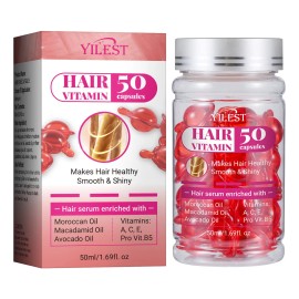 Capsules De Vitaminas Aceite Smooth Para Cuidado Del Cabell