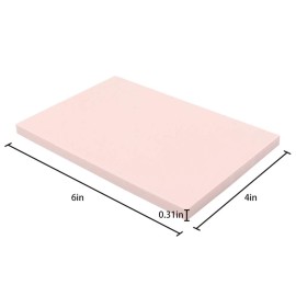 Sghuo 8pcs 4"x6" Rubber Carving Blocks, Soft Linoleum Block for Printmaking, Rectan...