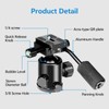 TONYBOO TYF-0 Ball Head with Handle,Camera Tripod Ball Head with