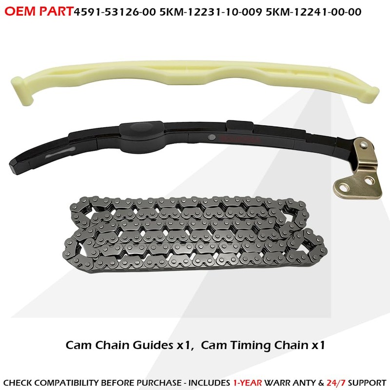 GOLKNHA Cam Timing Chain and Guides Kit for Rhino 660