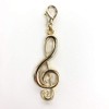 NAKANO All Music Key Chain Treble Clef Gold MM120KHGCG