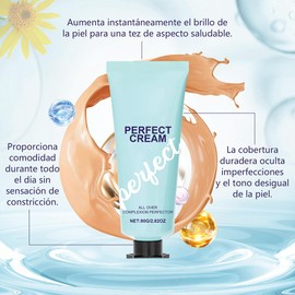 BUMOKO 2PCS Corrector Facial Que Ofrece, Corrector Facial Alta Cobertura, Correctora de Cobertura Completa, Resistente al Agua y Duradero, Aumenta la Luminosidad de la Piel, Oculta Ojeras y LíNeas Finas