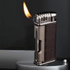 Multifunctional Lighter, Angled Soft Flame Lighter， Flame Adjustable Refillable Butane