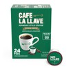 Cafe La Llave 24 Count Dark Roast Coffee Pods, Espresso