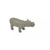 Safari Hippo, Hippopotamus, Plastic Toy Animal, Kids Gift, Realistic Figure,