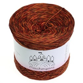Colour Gradient Yarn Mottled 300 g - 1140 m 4-Ply Bobbel Wool Hand Knitting Yarn Knitting Crochet (Autumnal)
