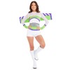 Tipsy Elves 90s White Green and Purple Space Ranger Long