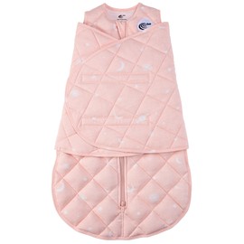 i-Heir Baby Sleep Sack Swaddle 2.0 TOG 0-6 Months, 3-Way Adjustable Wearable Blanket Swaddle for Newborns, Swaddling Blanket for Baby, Newborn Blanket, Unisex Newborn Infant Girls Boys (Pink)