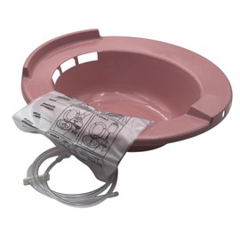 Sitz Bath Toilet Seat-Perineal Soaking Bath for Postpartum Care, Hemorrhoids & Perineal Care (Rose)