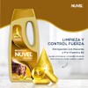 Nuvel Shampoo Capilar Fuerza y Control con Placenta, Ácido Hialurónico