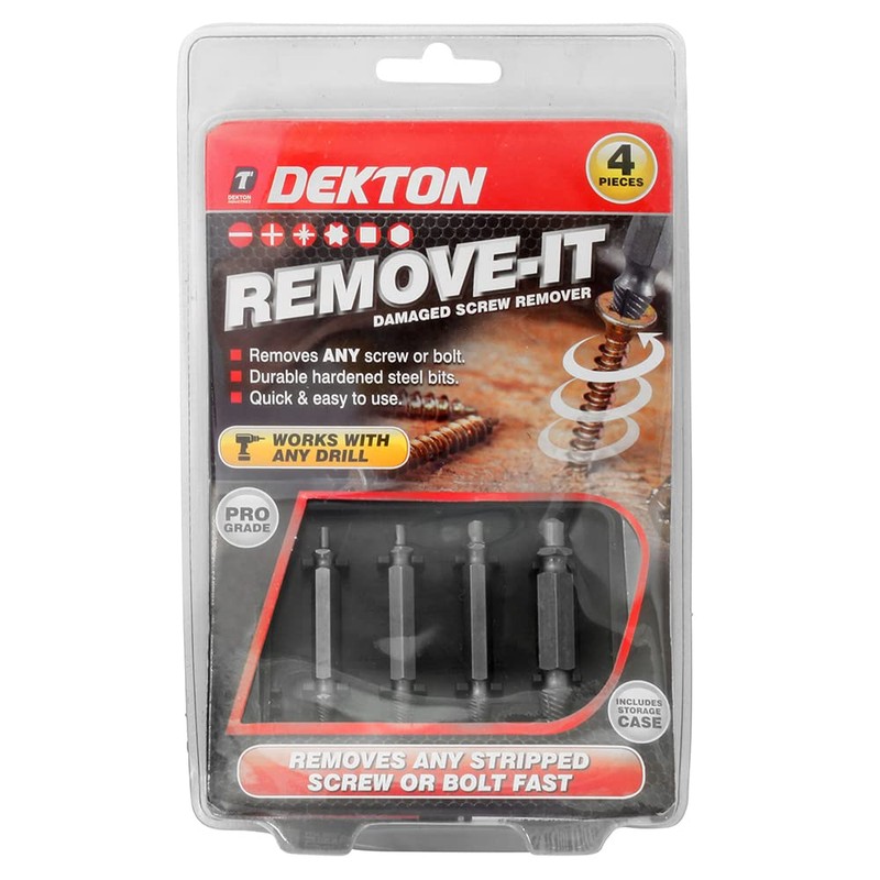 Dekton Remove-It Pro Screw Remover-Removes Any Screw Or Bolt| Durable