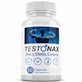 TestoNax Men’s Vitality Complex – 60 Capsules | Zinc & Botanical Blend | Daily Food Supplement for Men