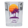 R and R Imports Oahu Souvenir 2 Ounce Square Shot