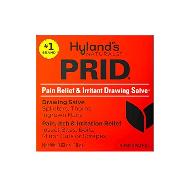 Smile's PRID Drawing Salve by Hyland's, Relief of Topical Pain and Skin Irritations, 18 grams