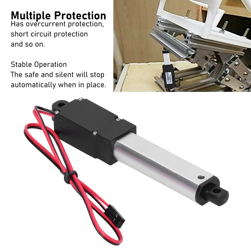 Mini Electric Linear Actuator Waterproof Micro Small Motion DC12V 50mm