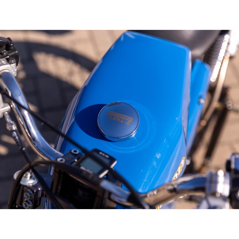 Fuel Cap "2-Stroke Power" Chrome without Lock for Simson S50,