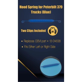 Truck Shrouds Peterbilt 379 Hood Spring, Replaces OEM #13-04638