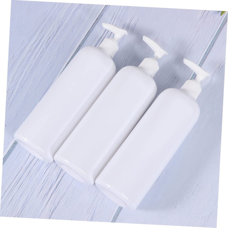 Baluue 3pcs Dispenser Bottle Refillable Makeup Bottle Refillable Pump Bottles