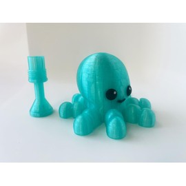 Baby Teal Light Up Octopus Fidget