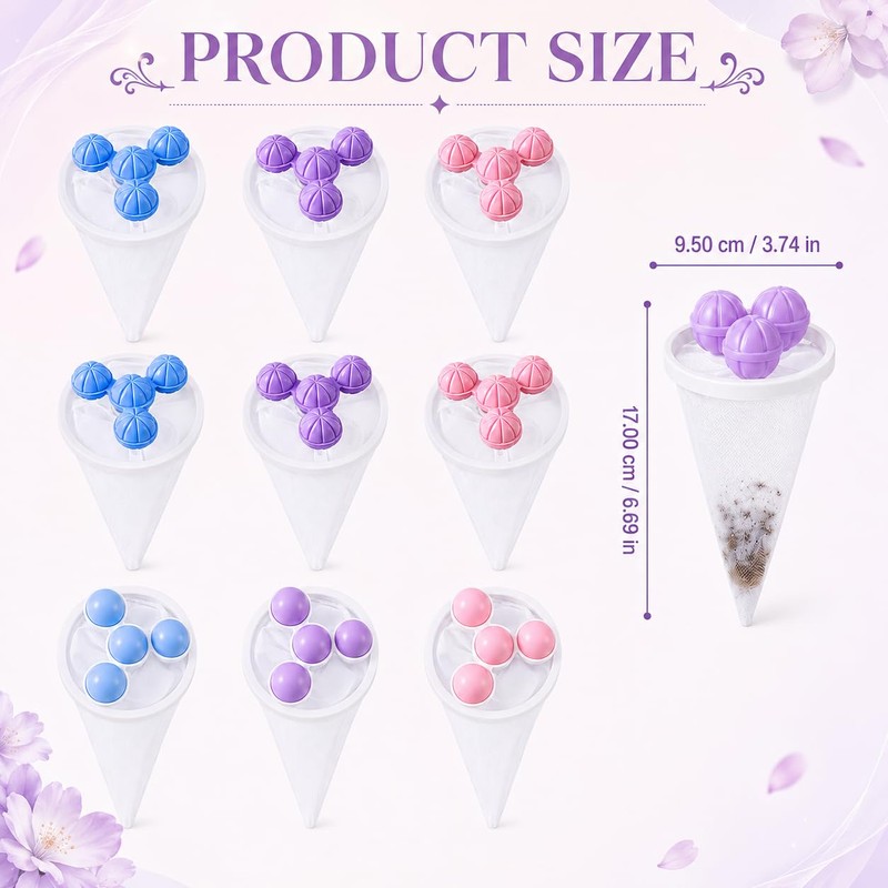 9 Pcs Pet Hair Remover Washing Machine, Dog Hair Remover
