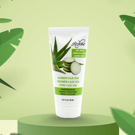 Reshma Beauty- Gel limpiador facial de pepino y aloe vera Limpiador para todo tipo de pieles y pieles apagadas Limpiador suave para pieles nutritivas