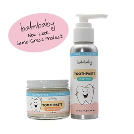 Kids Natural Fluoride Free Toothpaste with Xylitol in a Pump Bottle – SLS Free Toothpaste with Xylitol, Vegan Gluten Free - Kids Teeth Paste in Pump Bottle (Orange)